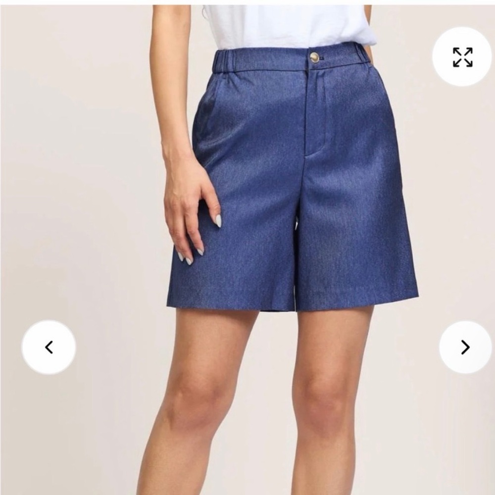 NWT Current Air Navy Blue Women's Bermudas SZ XL